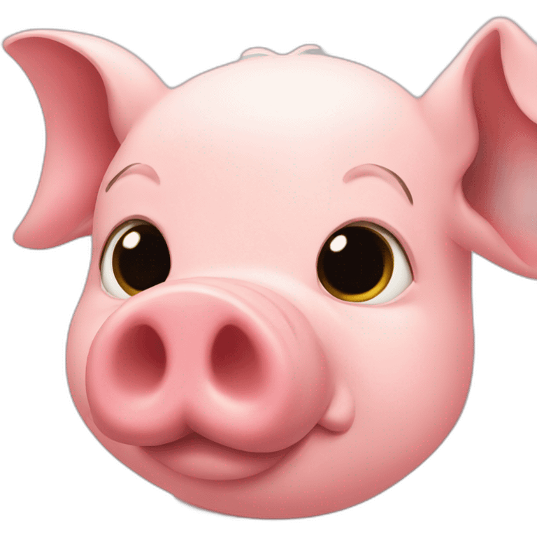 Pig Kissing emoji