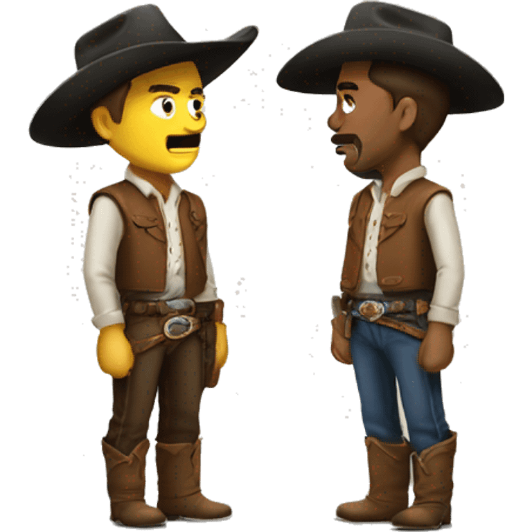 Western Standoff 2 Men  emoji