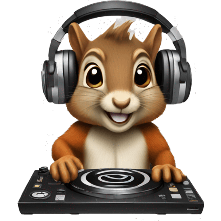 dj squirrel emoji