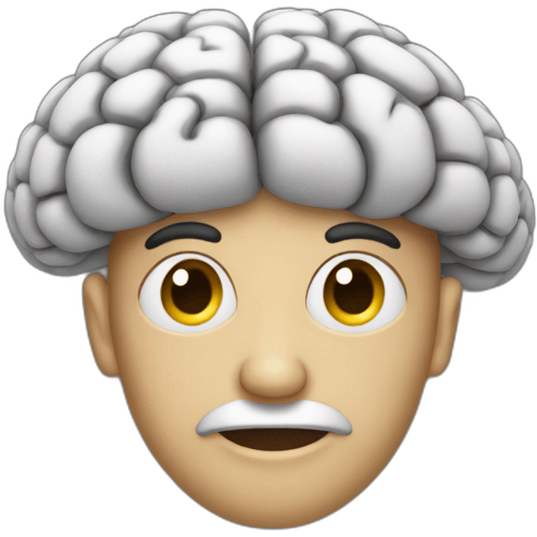 Big brain emoji