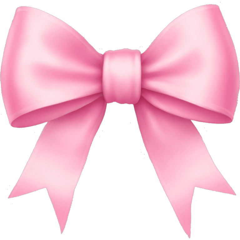 light pink ribbon bow emoji