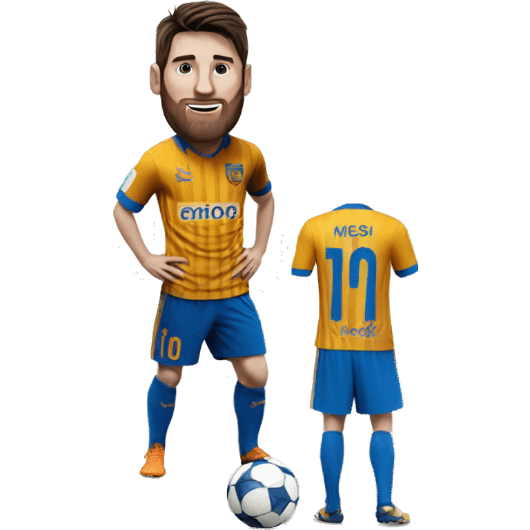 Messi in APOEL shirt emoji