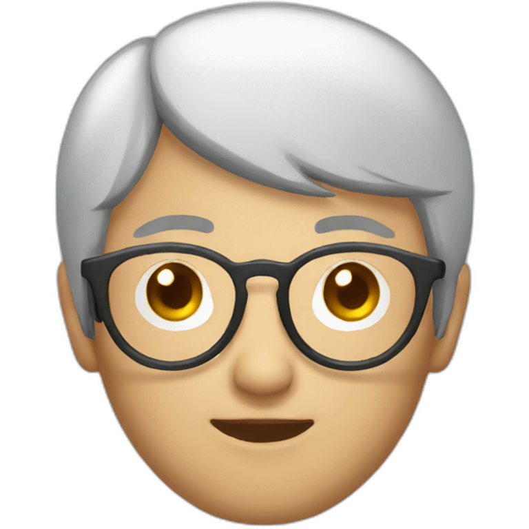 chinese round glasses developer emoji