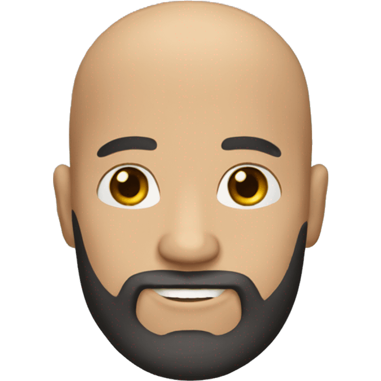 bald man with beard emoji