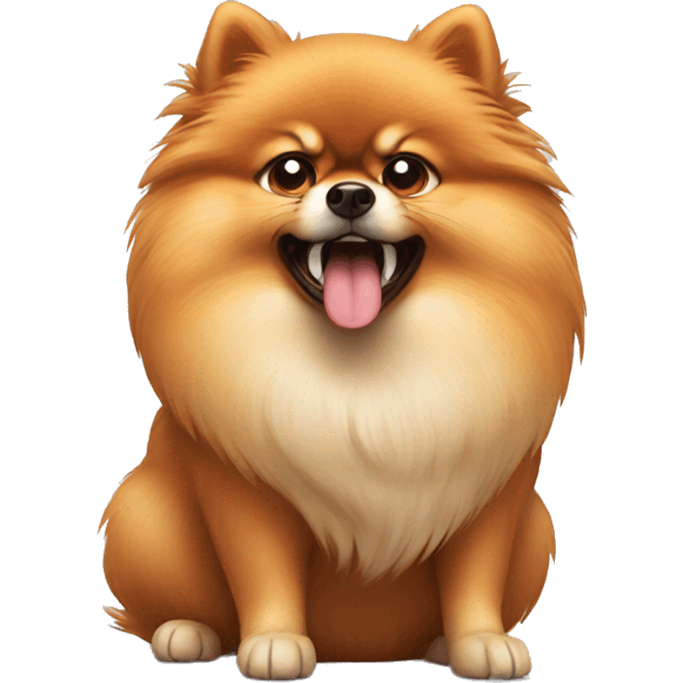 pomeranian angry emoji