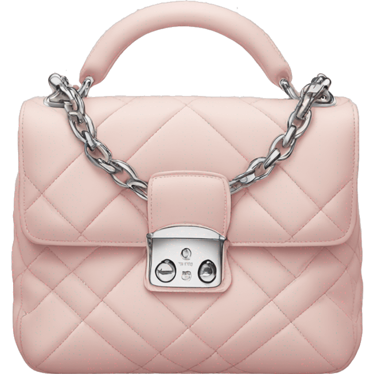 Light pink Dior bag  emoji