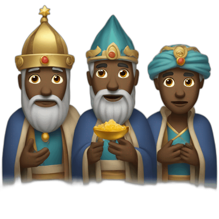 three wise men emoji