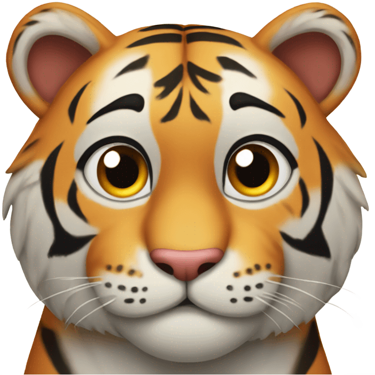 Tiger emoji with heart eyes  emoji