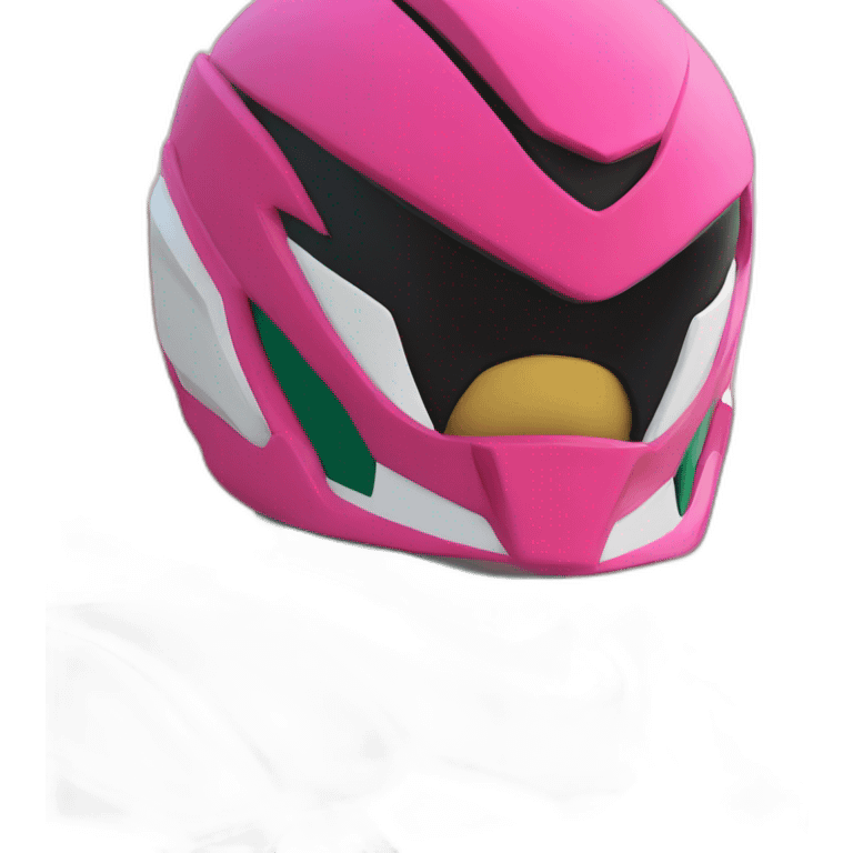 power ranger with the logo of canva emoji