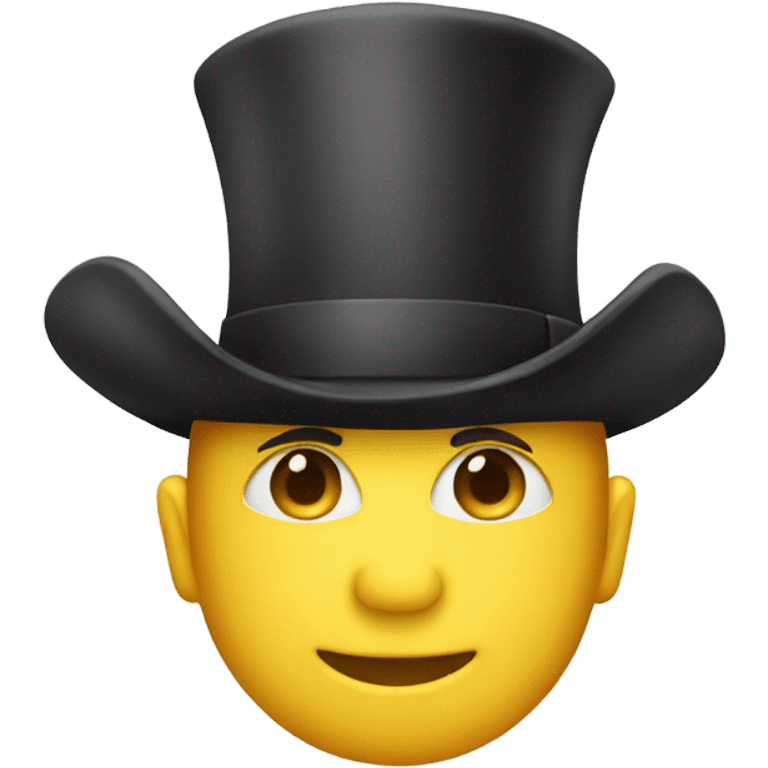 a dandy hat emoji