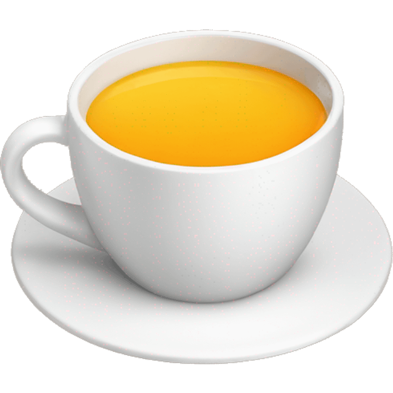 Cup with orange juice emoji