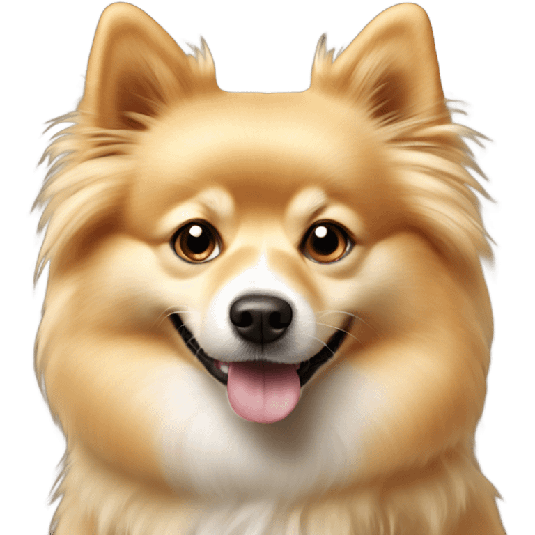 spitz dog golden emoji