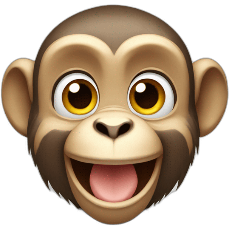 monkey says hello emoji