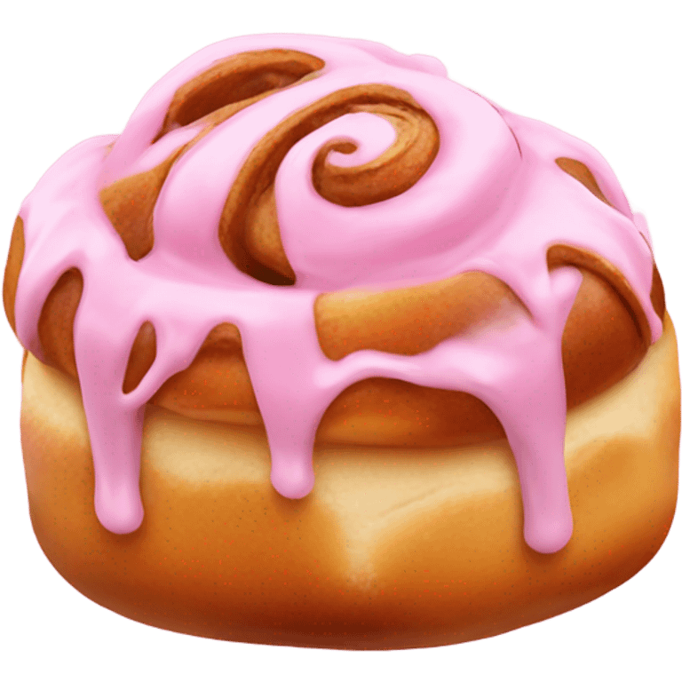 Pink cinnamon buns  emoji