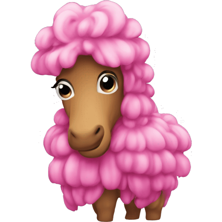 Pinkes kamel  emoji