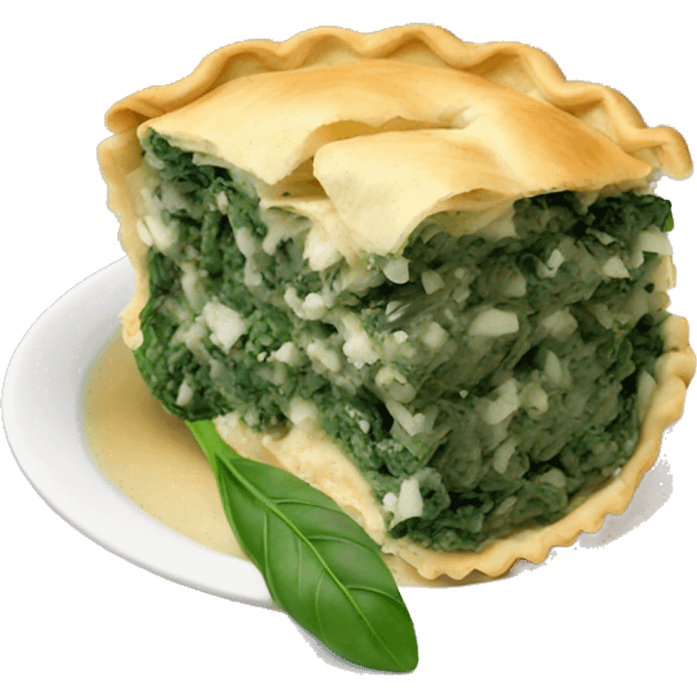 Greek spinach pie emoji