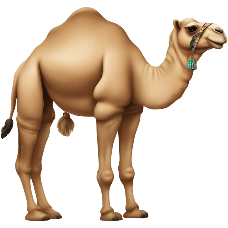 Camel and a big toe emoji