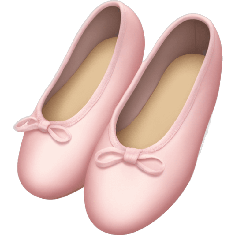 Pale pink ballet shoes emoji