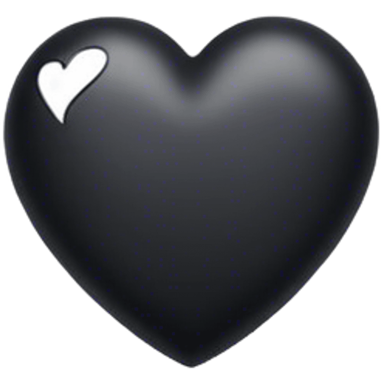 Black heart  emoji