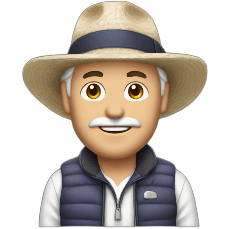 philippe etchebest with Ashe's hat emoji