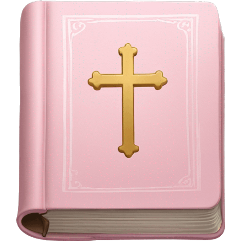 Light pink Holy Bible emoji