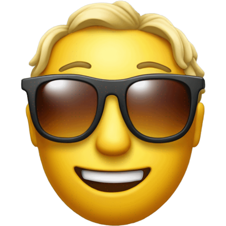 Eine Chilischote mit Sonnenbrille und Goldkette emoji