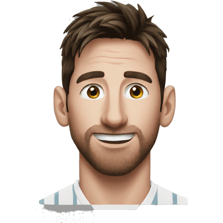 Messi face emoji