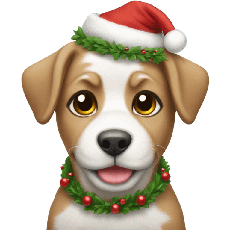 Christmas puppies  emoji