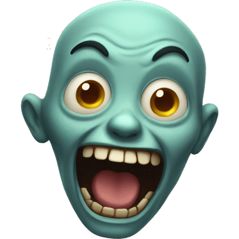 excited zombie emoji