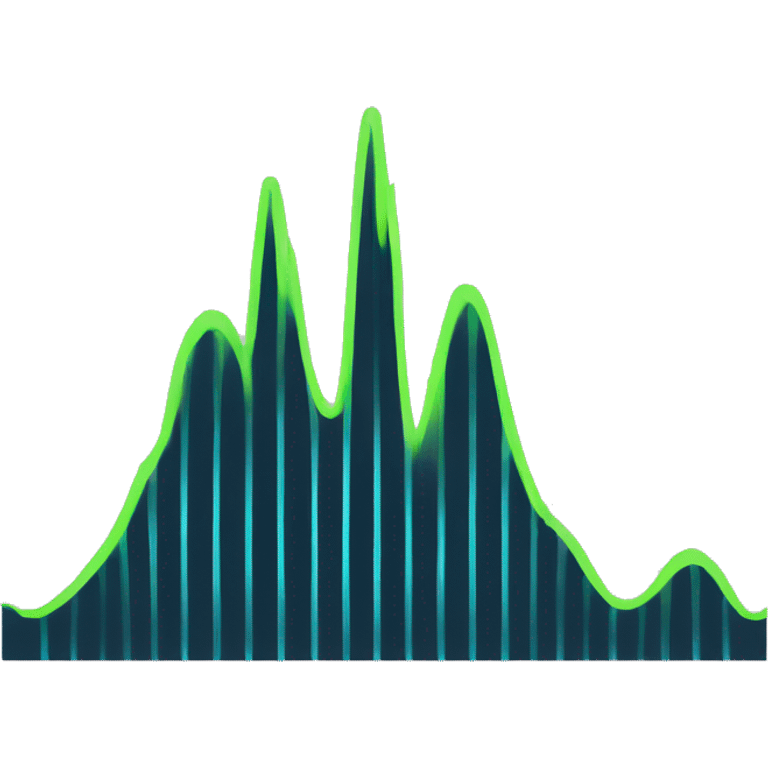 A sine wave waveform  emoji