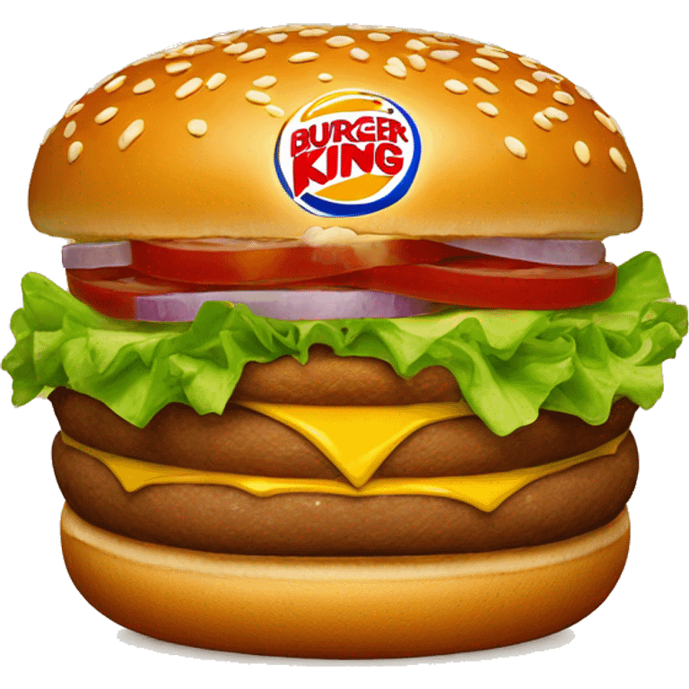 Burger King logo emoji