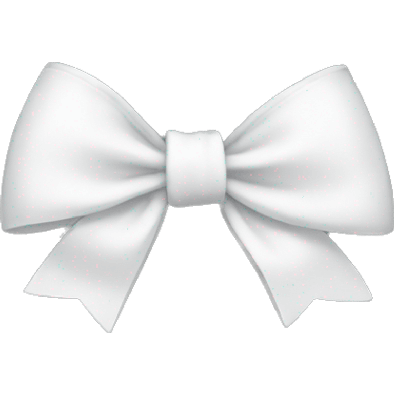 white bow emoji