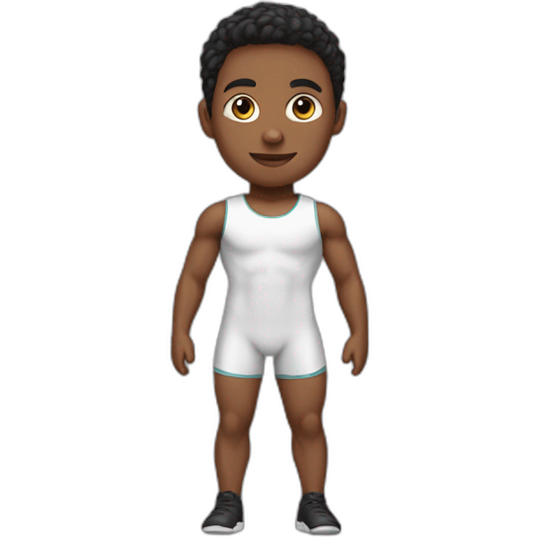 sporty boy in leotard emoji