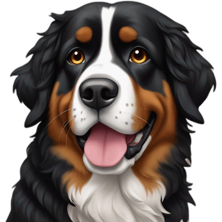 Bernese mountain dog rasta emoji