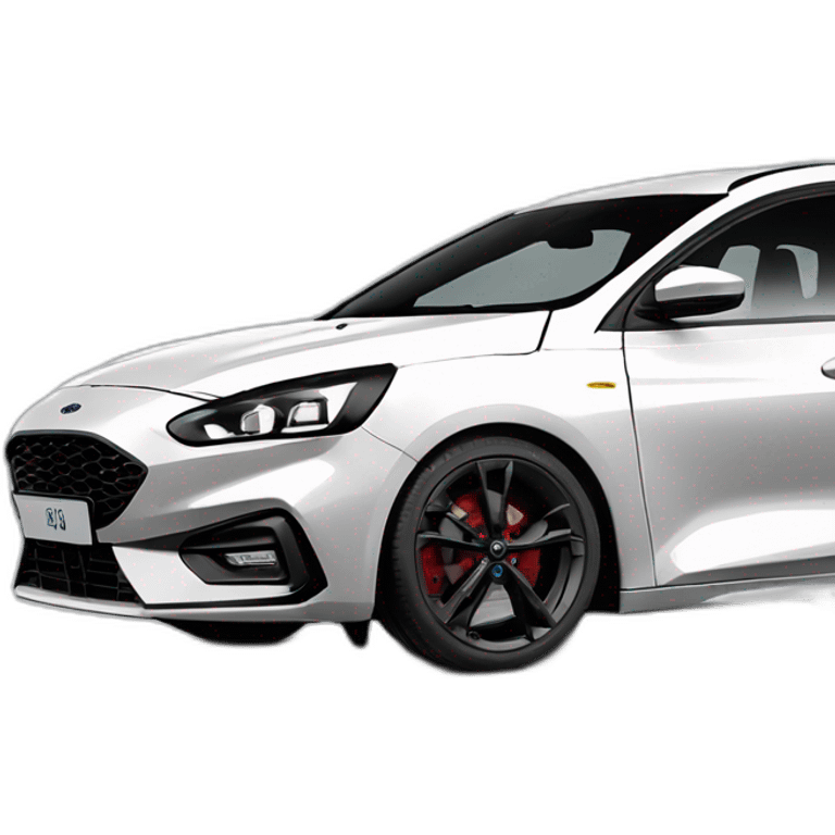 ford focus st line familiar color blanco con matricula que ponga Manel emoji