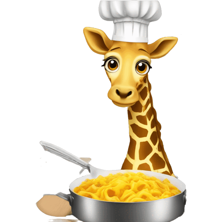 giraffe cooking emoji