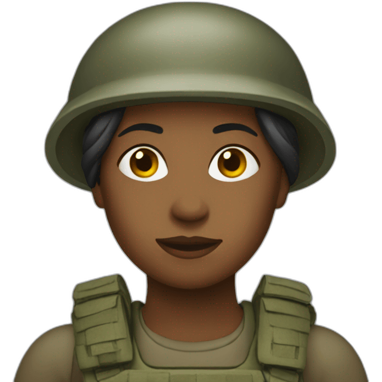 Woman going to war emoji