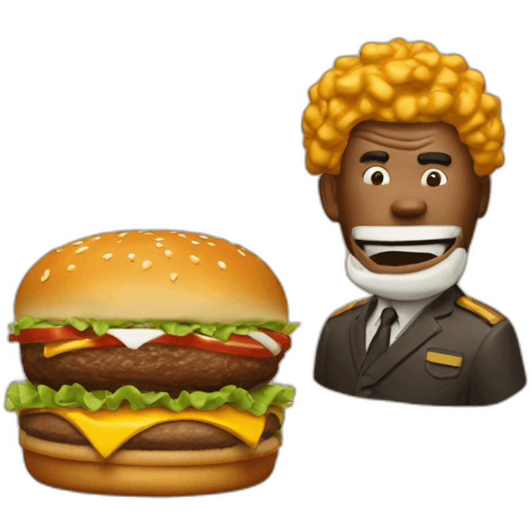 Macdo vs burger king emoji