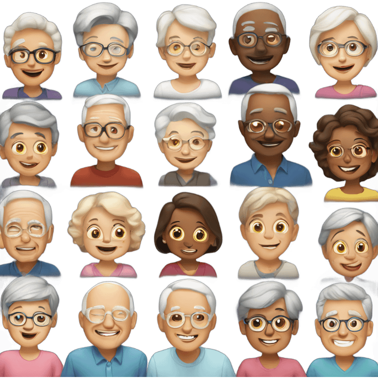 happy moment between generations emoji