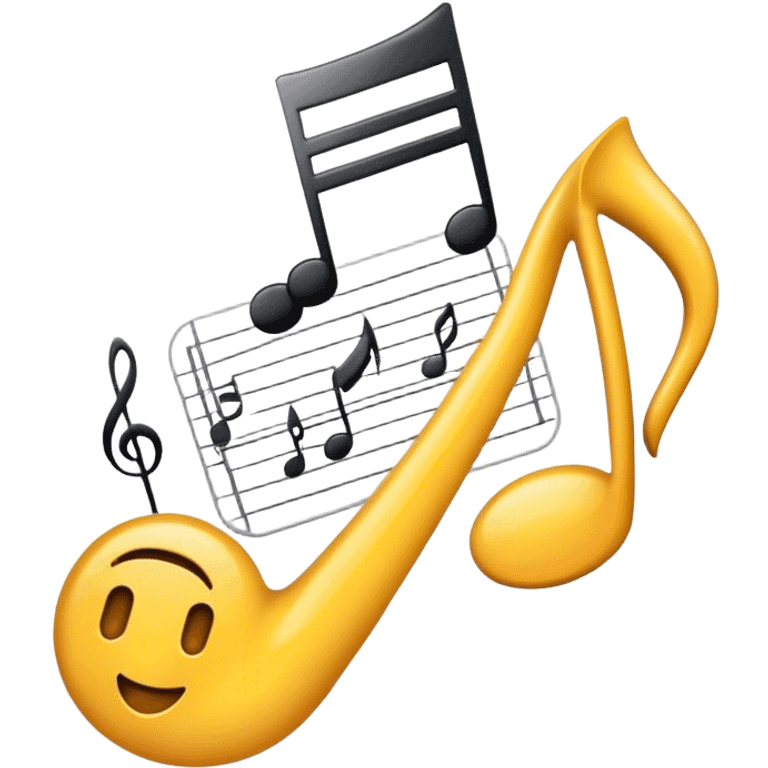 une emoji d'une chaine musicale emoji