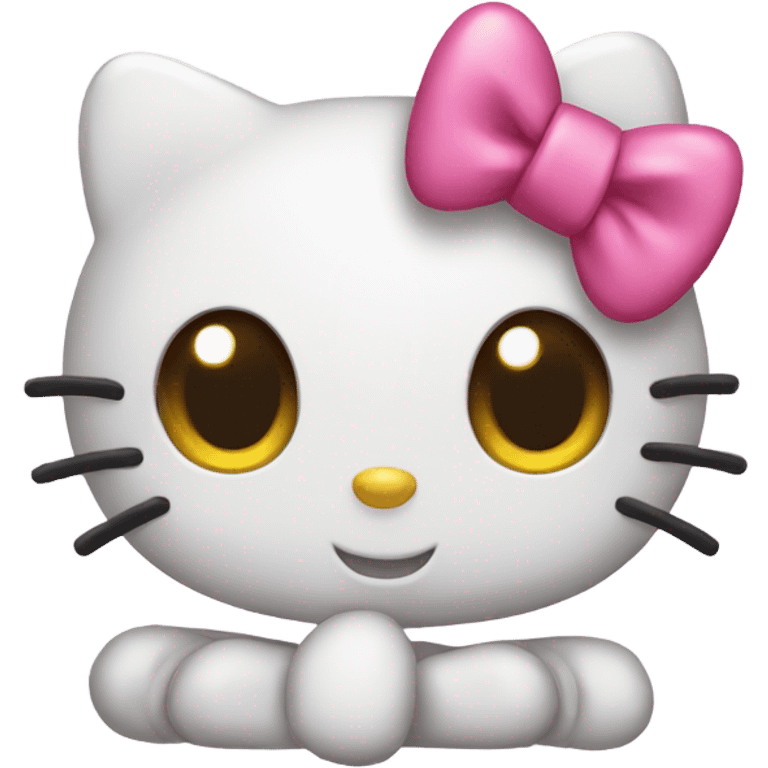 Hello kitty with bows emoji