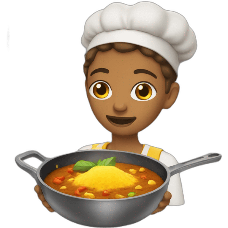 steppe curry cooking curry emoji