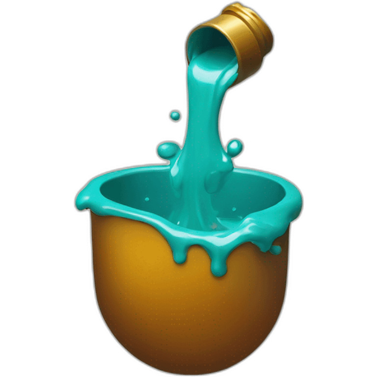 pouring lacquer emoji