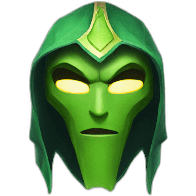 rubick with mask emoji