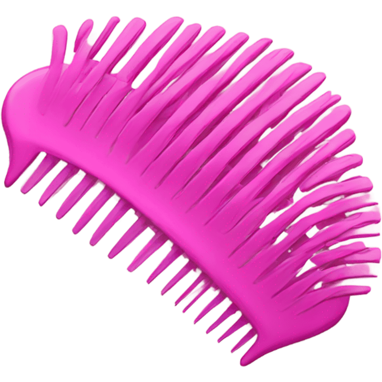 pink comb emoji