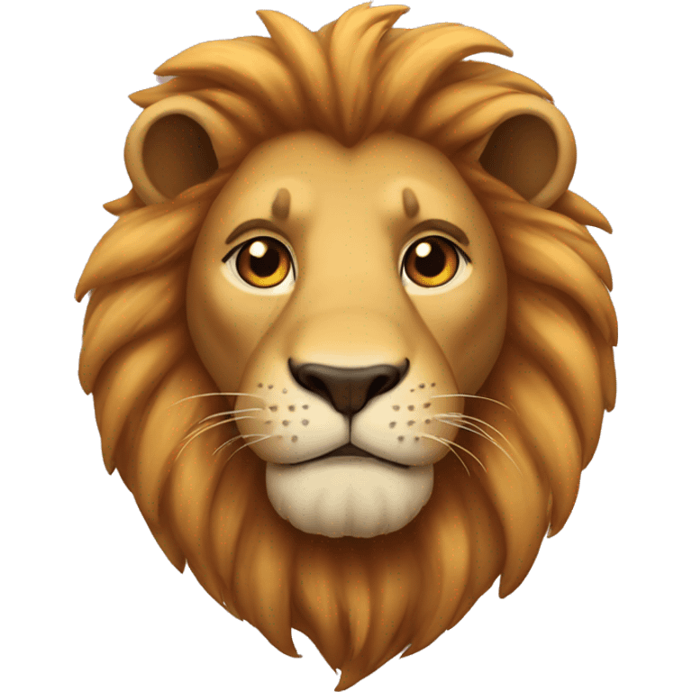 Lion in love  emoji