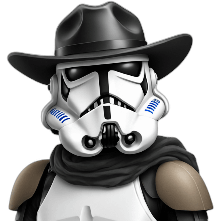 Cowboy Stormtrooper emoji