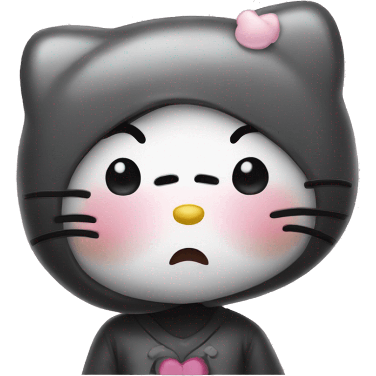 Hello kitty sad emoji