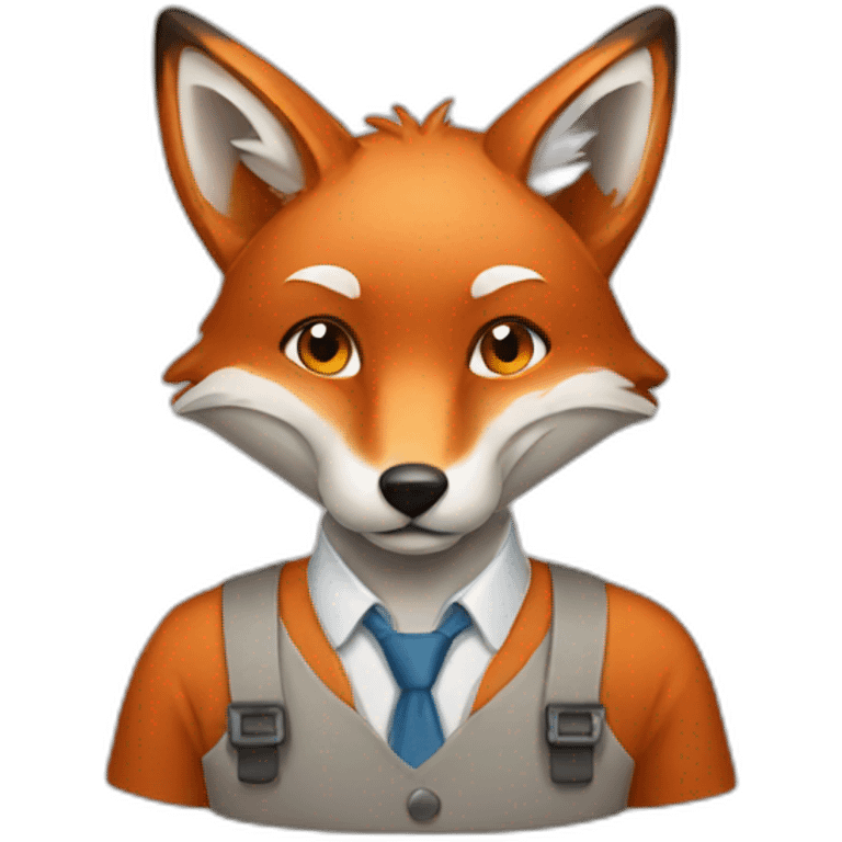 working Fox emoji