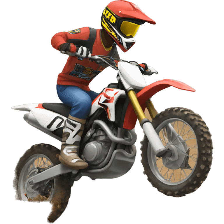 Dirt bike emoji